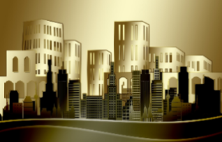 animated image of a cityscape