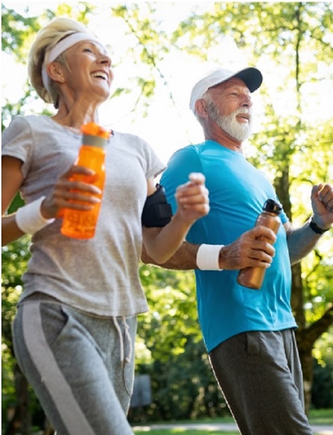 Older Couple Working Out