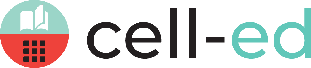 Cell-Ed Text Logo