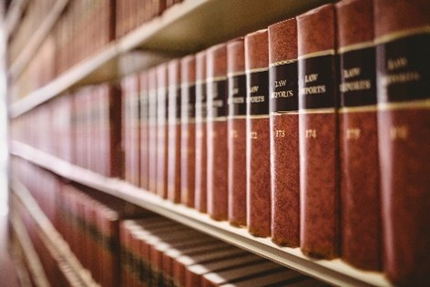 Close up shot of books on a shelf