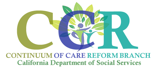 Continuum of Care Reform, Department of Social Services logo