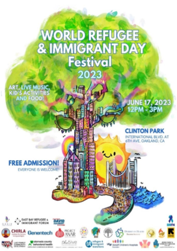 Oakland World Refugee & Immigration Day Festival 2023 flyer